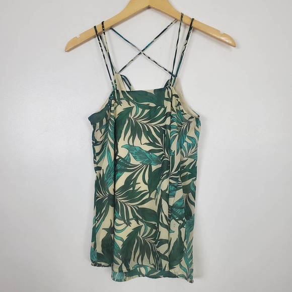 Japna strappy tank tropical print size small - Picture 4 of 6